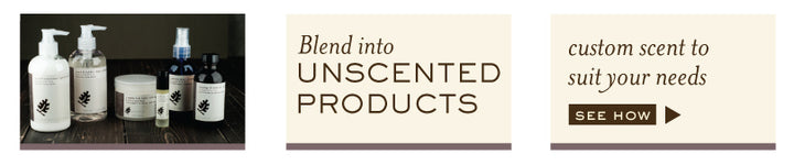 DIY - unscented bases with 100% natural ingredients to customize with your own choice of aromas
