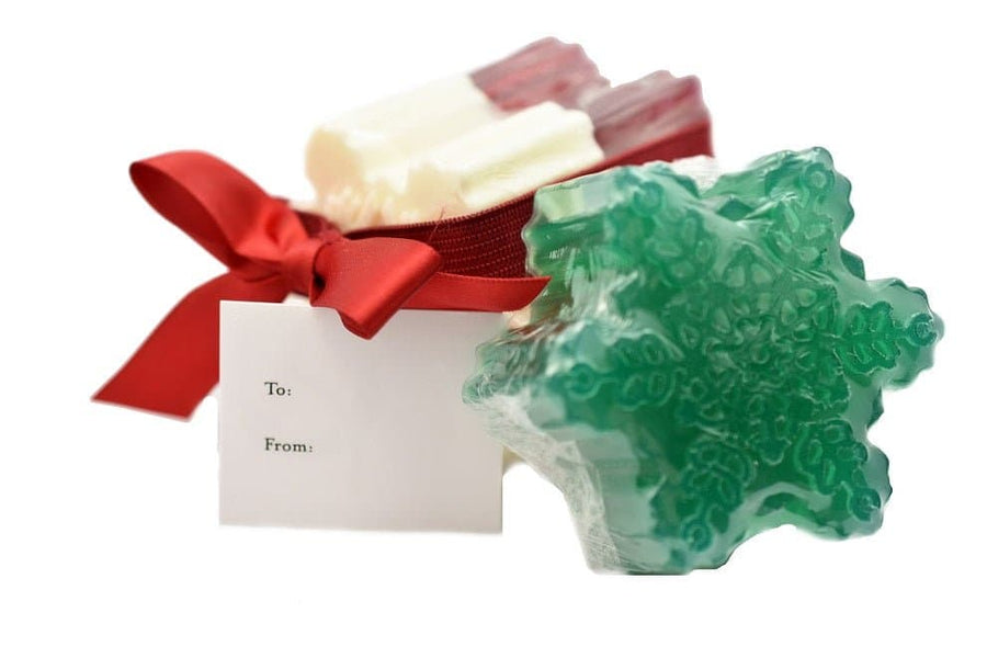 Christmas Snowflake Soap Trio Set - Premium Kit from Escents Aromatherapy Canada -  !